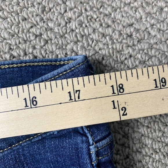 Banana Republic Womens Short Size 33 Blue Dark Wash Denim High Rise 3" Cut Off - Picture 7 of 9